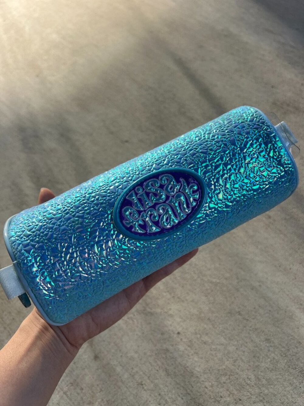 Lisa Frank Vintage Mermaid Blue Iridescent Pouch